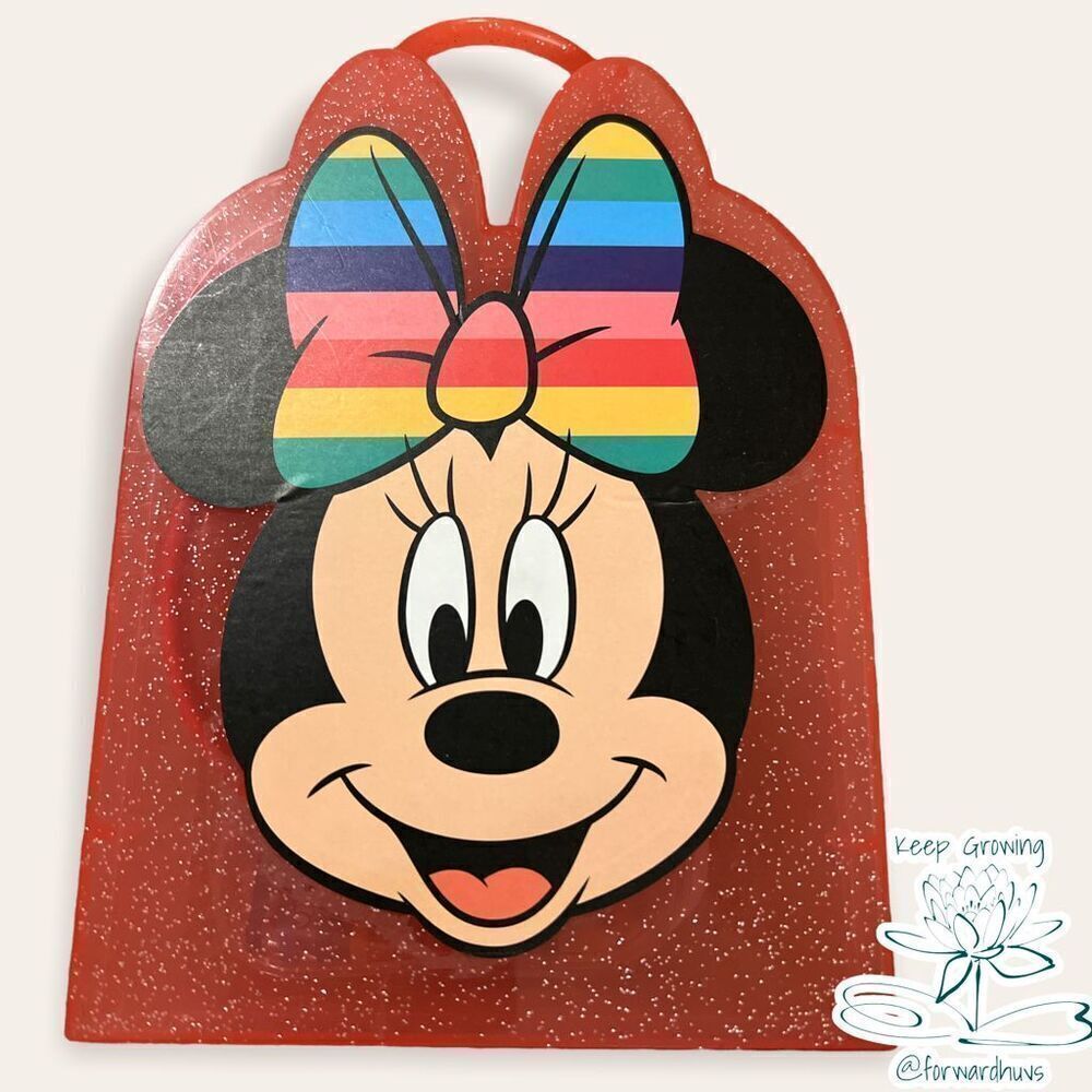 Minnie Mouse Box With Two Plastic Pouches